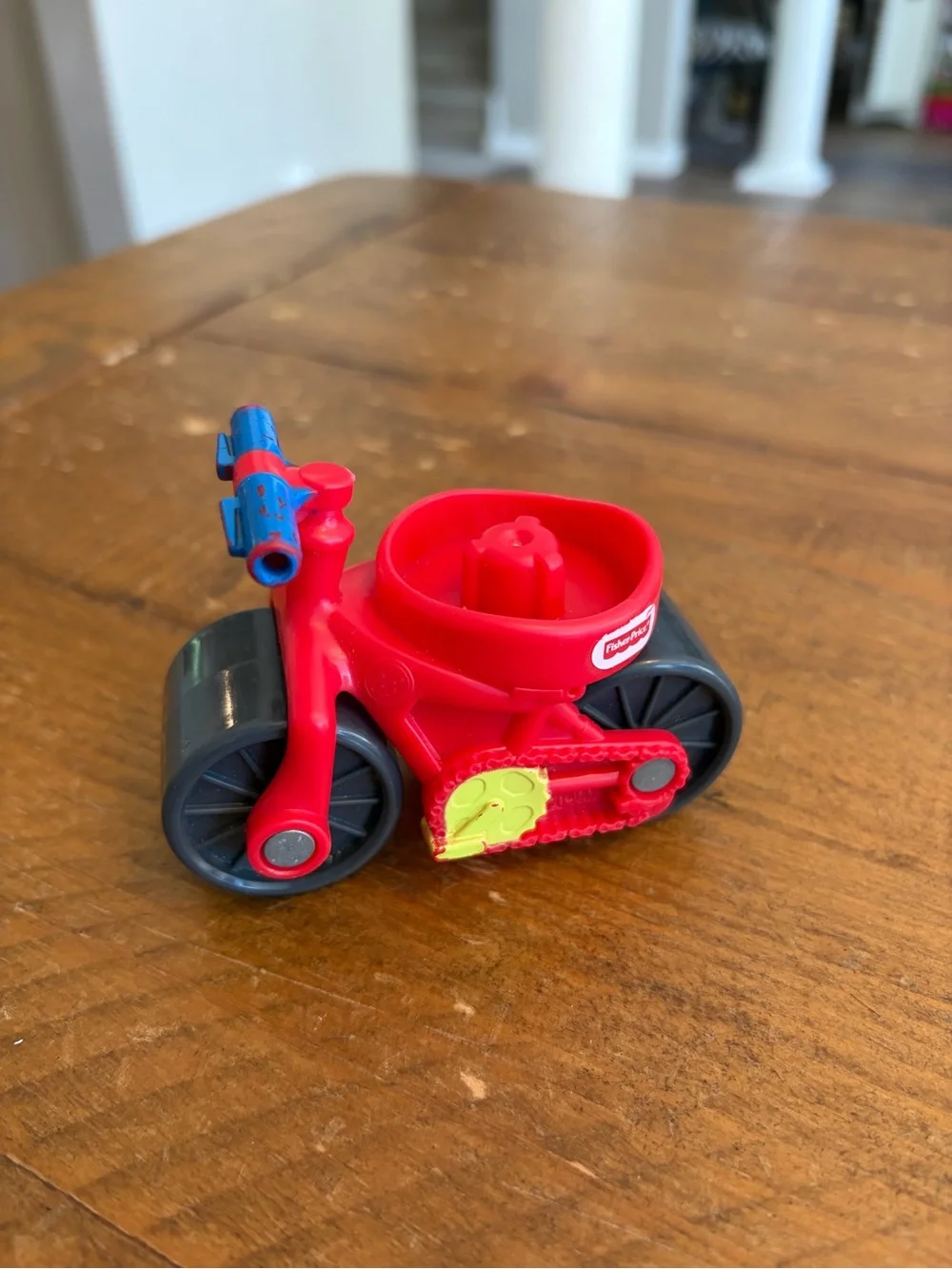 Fisher Price Little People red bicycle as is